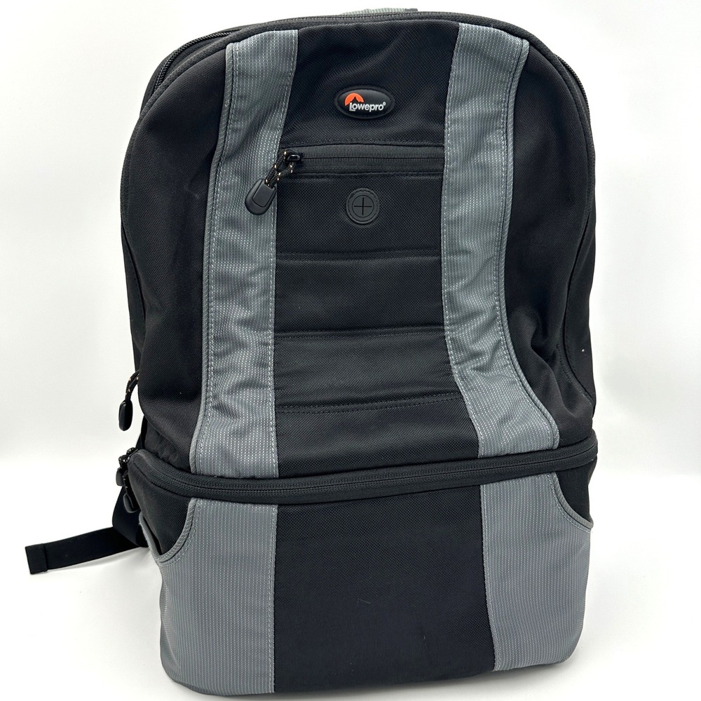 Lowepro CompuDaypack DSLR Camera Laptop Backpack Black Padded 17in Photography